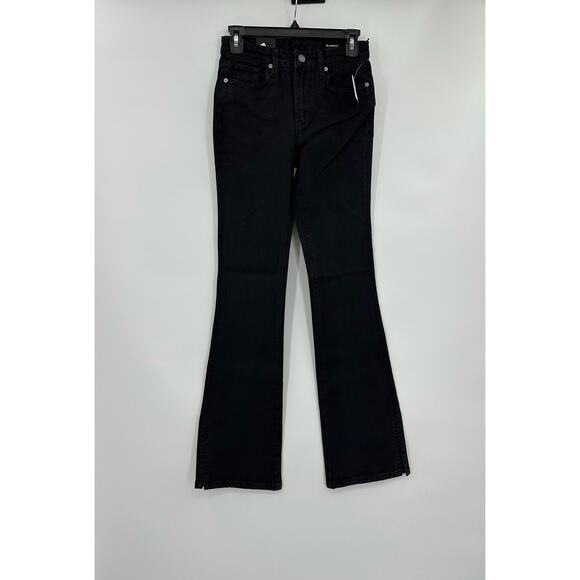 Blank NYC x Free People The Hoyt High-rise Mini Flare Black Jeans Size 25 NWT - Picture 2 of 8